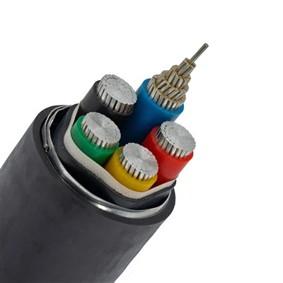 Aliminyòm PVC izole PVC djenn blende kab